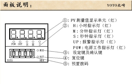 4、HK4數(shù)顯時(shí)間繼電器